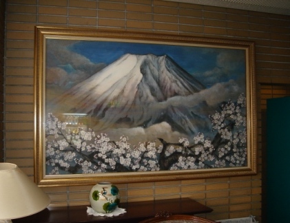 ホテルの日本画