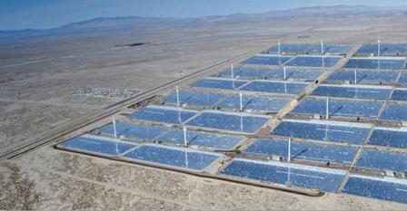 米国で太陽発電施設